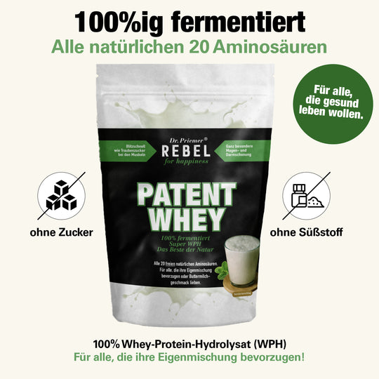 Patent Whey Natur (zum selber mischen) von Dr. Priemer®