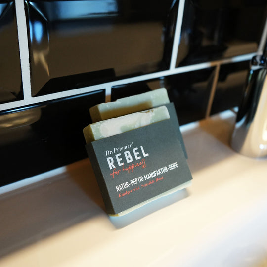 "MINT" Manufactory skin milk soap with plenty of peptides from Dr. Priemer® 120g