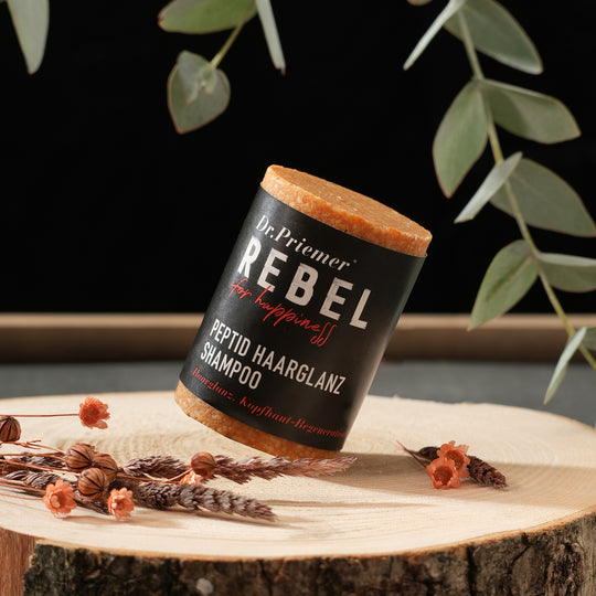 Hair shine shampoo bars with plenty of peptides from Dr. Priemer® 2x60g