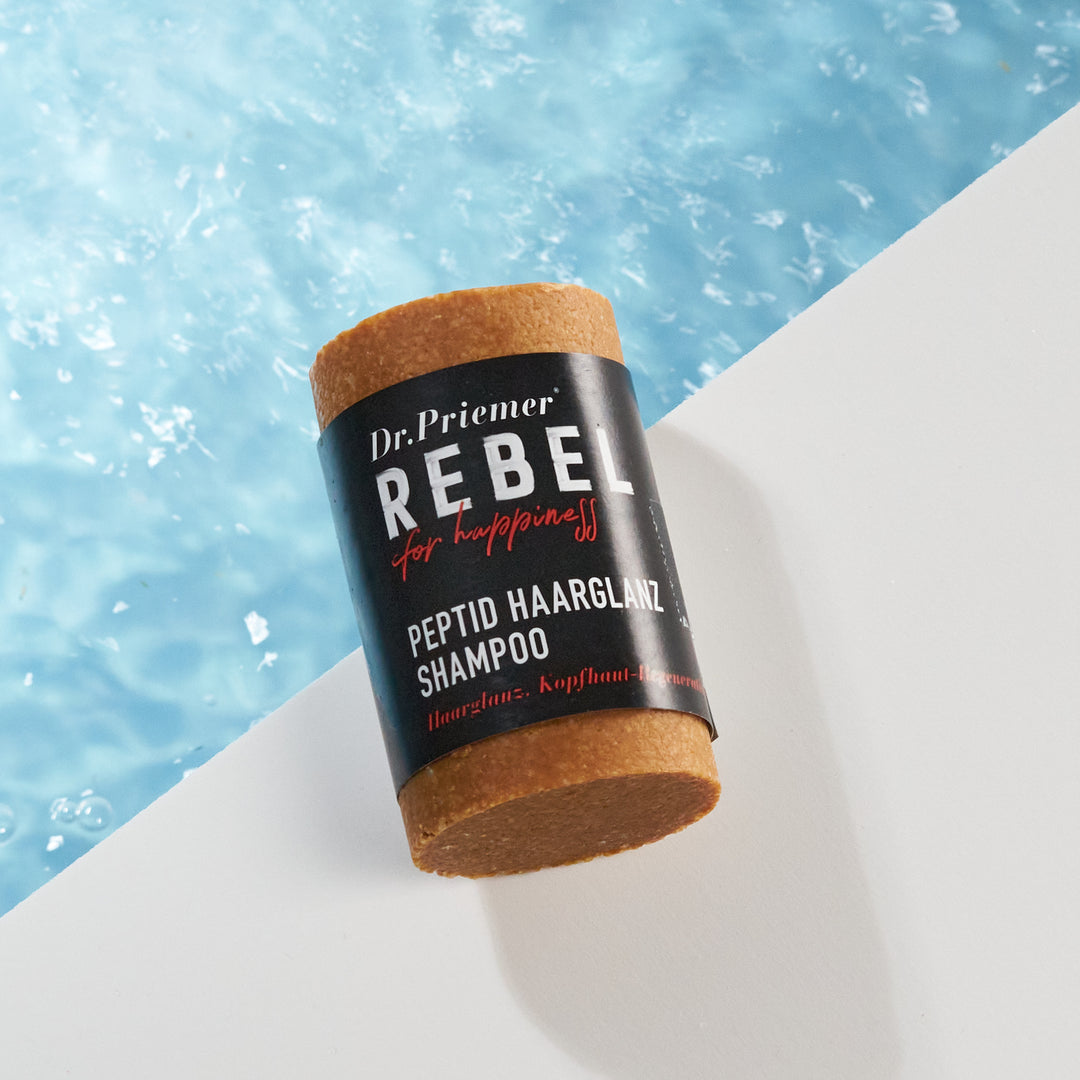 Hair shine shampoo bars with plenty of peptides from Dr. Priemer® 2x60g