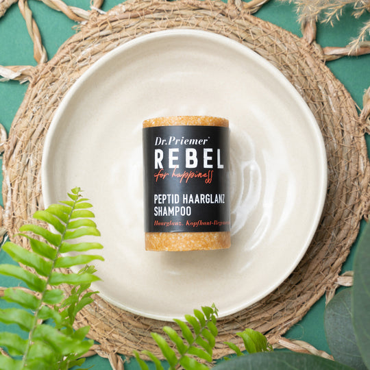 Hair shine shampoo bars with plenty of peptides from Dr. Priemer® 2x60g