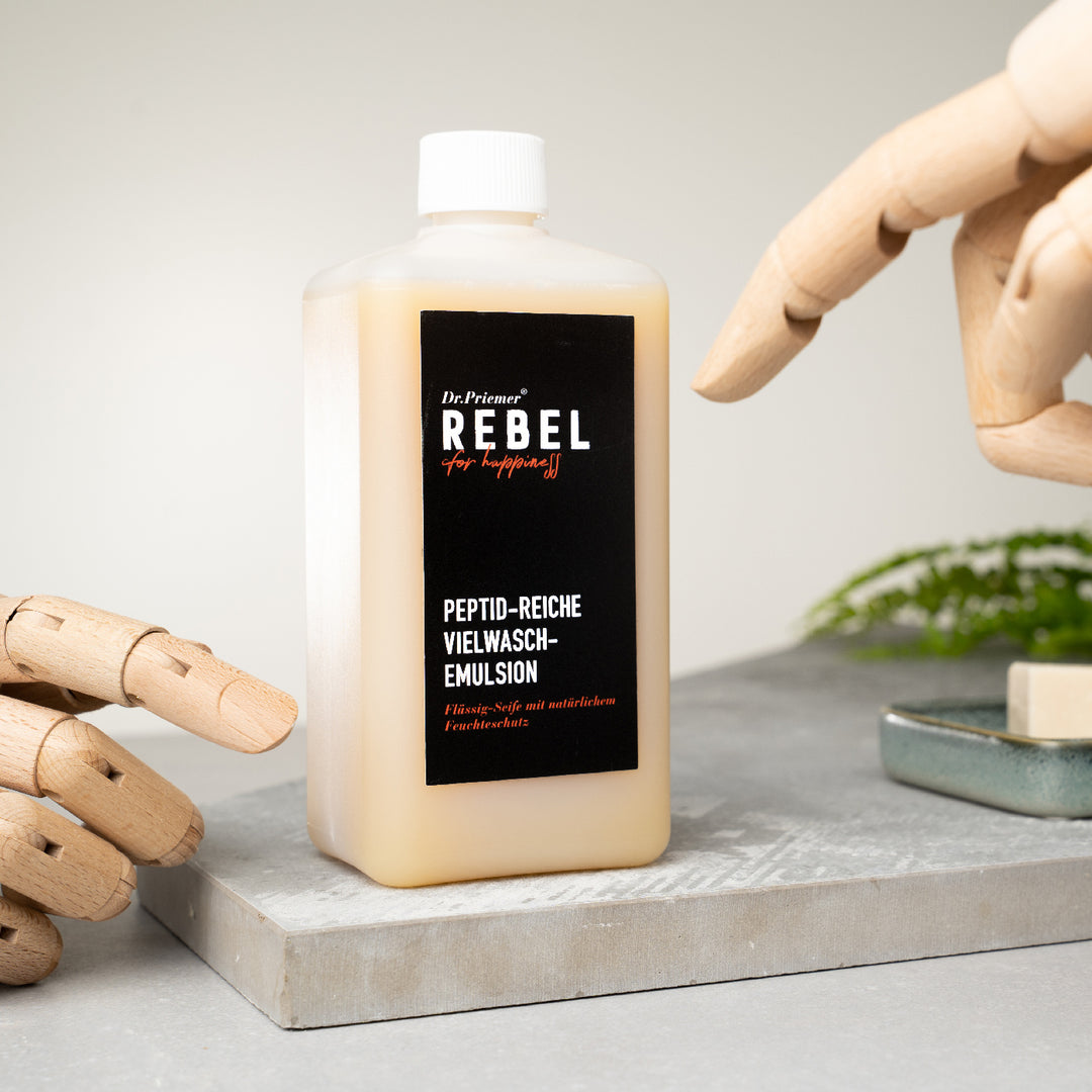 Multi-wash emulsion with plenty of peptides from Dr. Priemer® 500ml