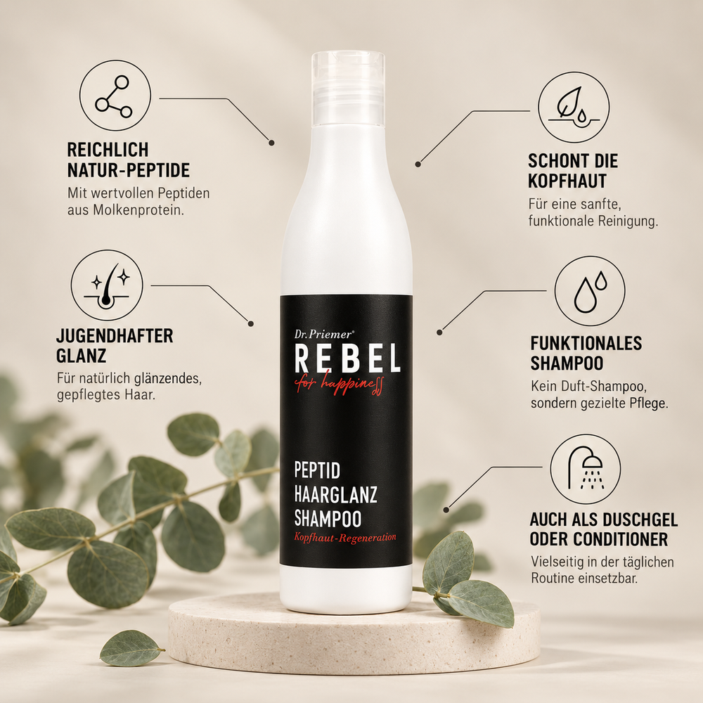 Peptid Haarglanz Shampoo von Dr. Priemer® 250ml