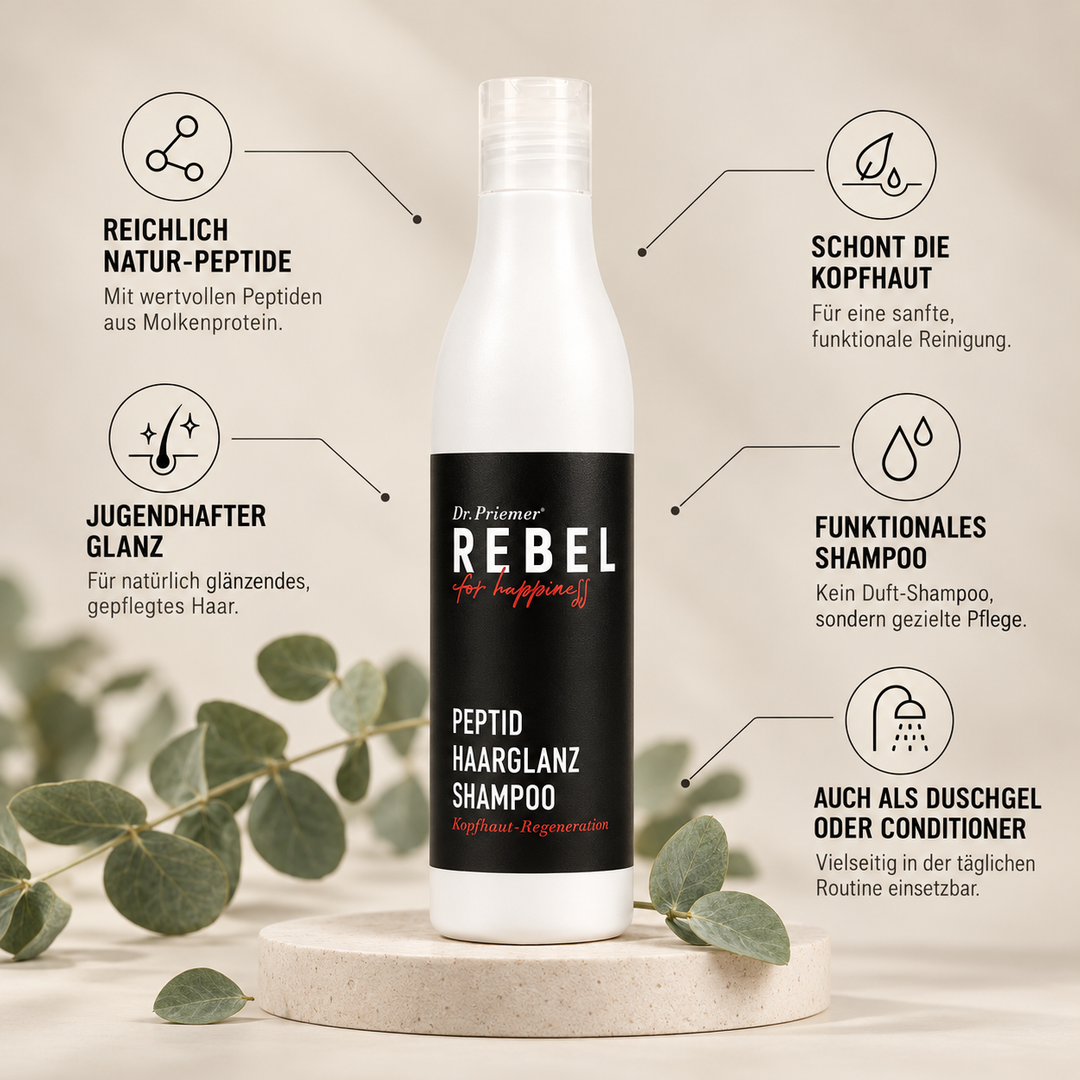 Peptid Haarglanz Shampoo von Dr. Priemer® 250ml