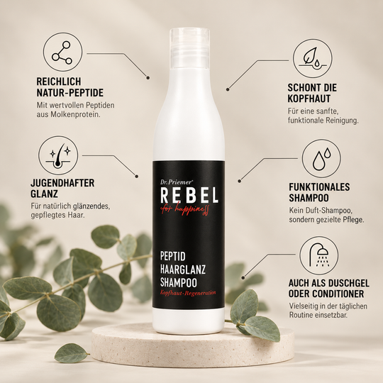 Peptid Haarglanz Shampoo von Dr. Priemer® 250ml