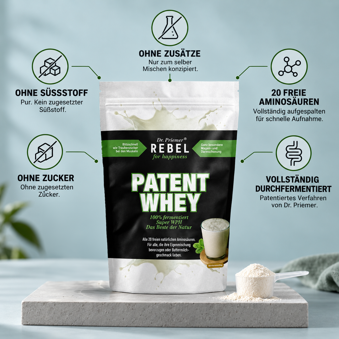 Patent Whey Natur (zum selber mischen) von Dr. Priemer®