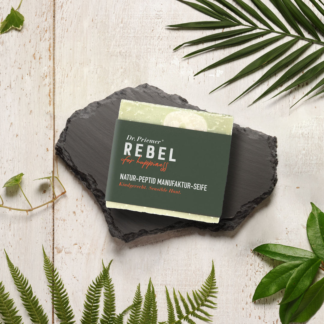 "MINT" Manufaktur Hautmilch-Seife mit reichlich Peptiden von Dr. Priemer® 120g